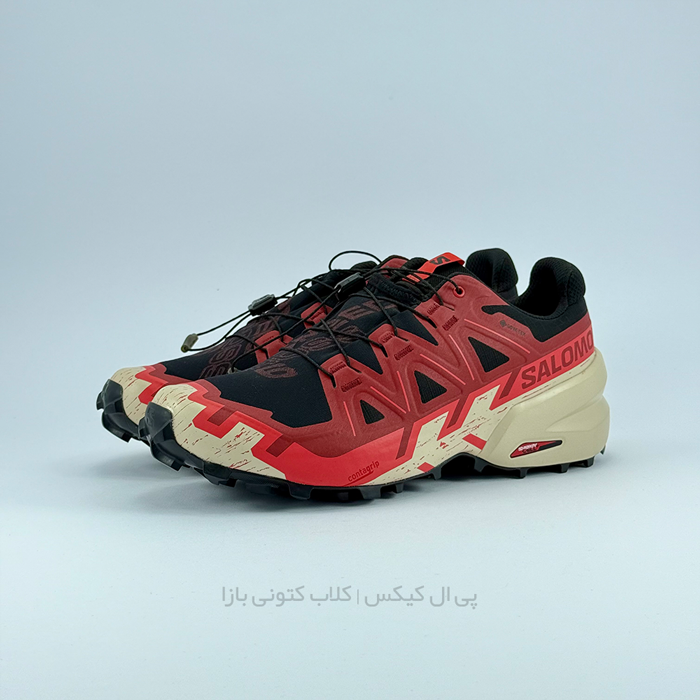 1029 کتونی رانینگ اورجینال سالامون مدل salomon speed cross6 gtx 473018 گورتکس مردانه - Image 1