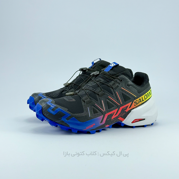 1031 کتونی روزمره اورجینال سالامون مدل salomon speed cross6 gtx 472023 گورتکس مردانه رنگ اتشی - Image 1