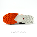 کفش تریل رانینگ سالومون مدل Salomon Sense Ride 5 - رنگ خاکستری نارنجی (Ebony/Fiery Red) - Image 4