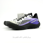 کفش تریل رانینگ سالومون مدل Salomon Genesis - رنگ سفید بنفش (White/Lunar Rock/Royal Lilac) - Image 2