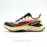 کفش تریل رانینگ سالومون مدل Salomon Genesis - رنگ کرم نارنجی (Vanilla Ice/Fiery Red/Black)