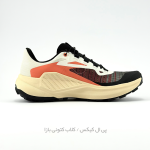 کفش تریل رانینگ سالومون مدل Salomon Genesis - رنگ کرم نارنجی (Vanilla Ice/Fiery Red/Black) - Image 3