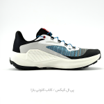کفش تریل رانینگ سالومون مدل Salomon Genesis - ترکیب رنگ ابی سفید (White/Deep Blue/Lunar Rock) - Image 3