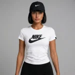 تیشرت زنانه نایکی مدل Big Logo – رنگ سفید