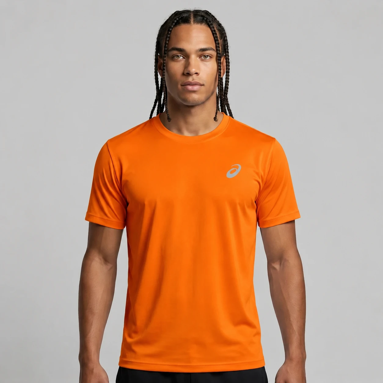 image (56) تیشرت ورزشی مردانه اسیکس ASICS نارنجی ASICS Men’s Sports T-Shirt - Image 1
