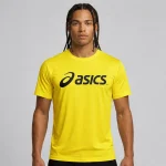 تیشرت ورزشی مردانه اسیکس ASICS – زرد نئونی-ASICS Men’s Training T-Shirt