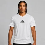 تیشرت ورزشی آدیداس مدل لوگو مشکی – رنگ سفید Adidas Logo Training T‑Shirt