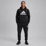 ست هودی و شلوار ورزشی آدیداس Adidas مدل کلاسیک  - رنگ مشکی-Adidas Big Logo Hoodie & Joggers Set – Black