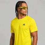 تیشرت ورزشی آدیداس (Adidas) مدل AEROREADY – رنگ زرد- Adidas AEROREADY Training T-Shirt - Image 2