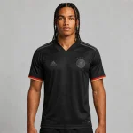 تیشرت ورزشی آلمان آدیداس نسخه مشکی Adidas Germany Black Jersey