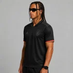 تیشرت ورزشی آلمان آدیداس نسخه مشکی Adidas Germany Black Jersey - Image 2