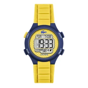 ساعت مچی بچگانه لاکوست مدل LC33 Yellow Silicone Watch کد 2030070