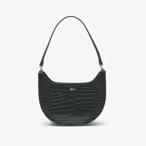 کیف کوچک چرم برجسته طرح نیم ماه لاکوست مدل Chantaco