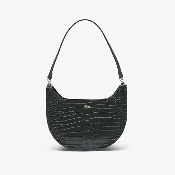 chantaco-half-moon-embossed-leather-small-bag (1) کیف کوچک چرم برجسته طرح نیم ماه لاکوست مدل Chantaco