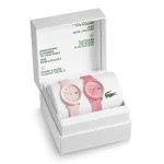 ست ساعت مچی لاکوست مدل LC33 Pink Silicone Gift Set کد 2070063 - Image 2